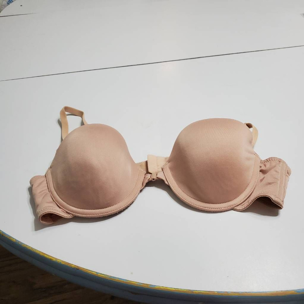 Secret Treasures Womens Bra Taupe Underwire Padded Stretch Hook And Eye 34B